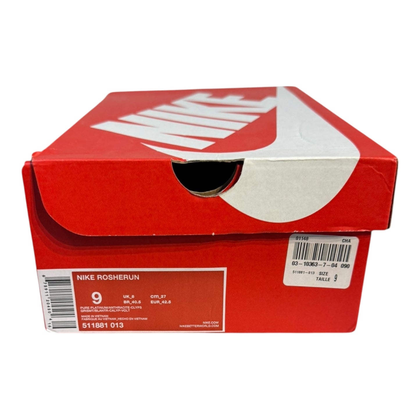 DS Nike Rosherun Calypso Size 9 (511881 013)