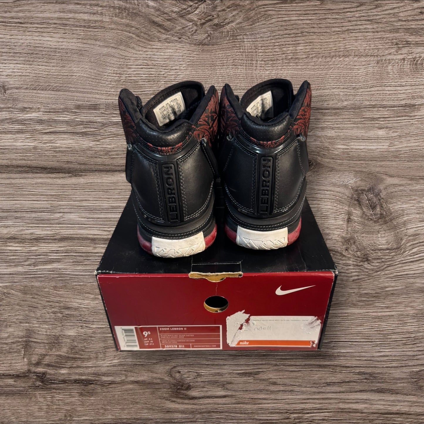 Nike Zoom Soldier II Black Crimson Size 9.5