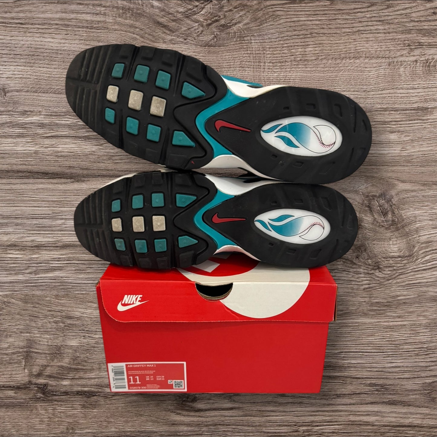 Nike Air Griffey Max 1 Aqua Size 11