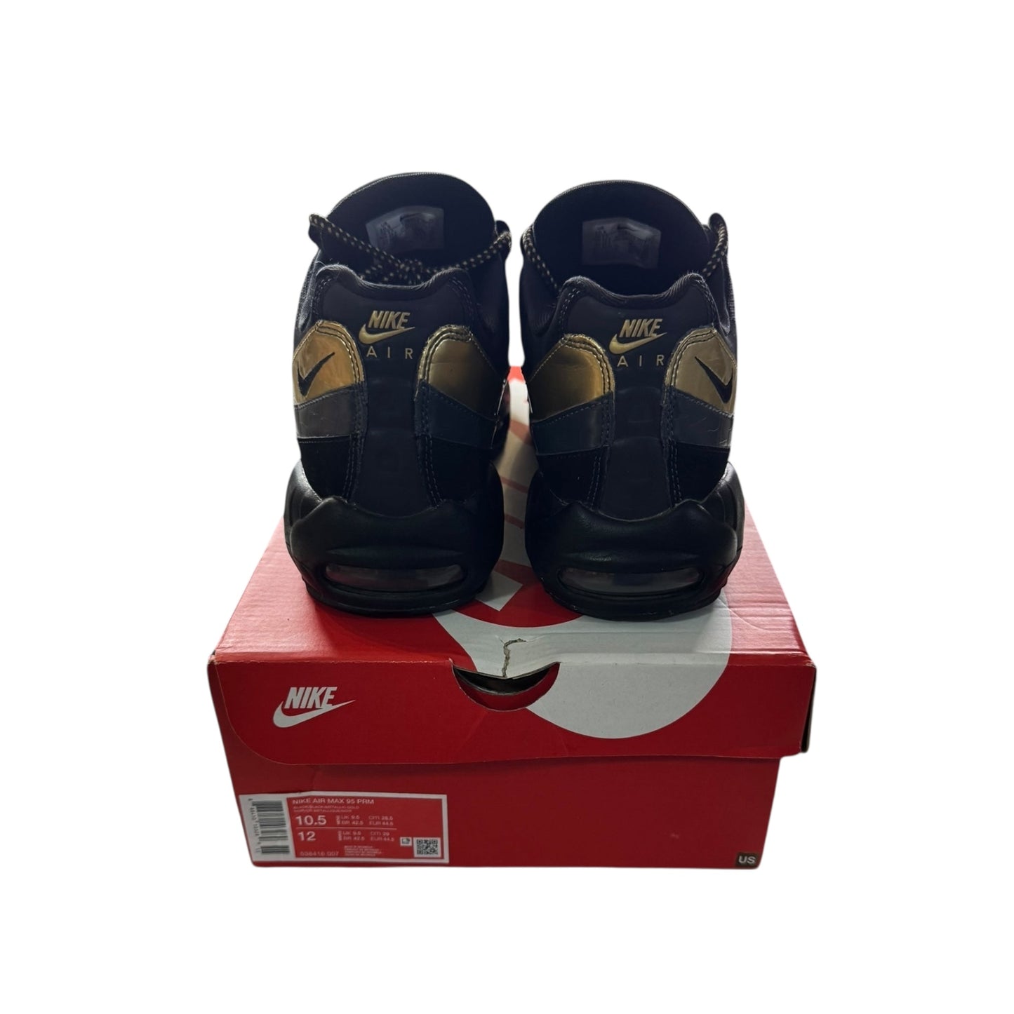 Nike Air Max 95 Metallic Gold Size 10.5 (538416-007)