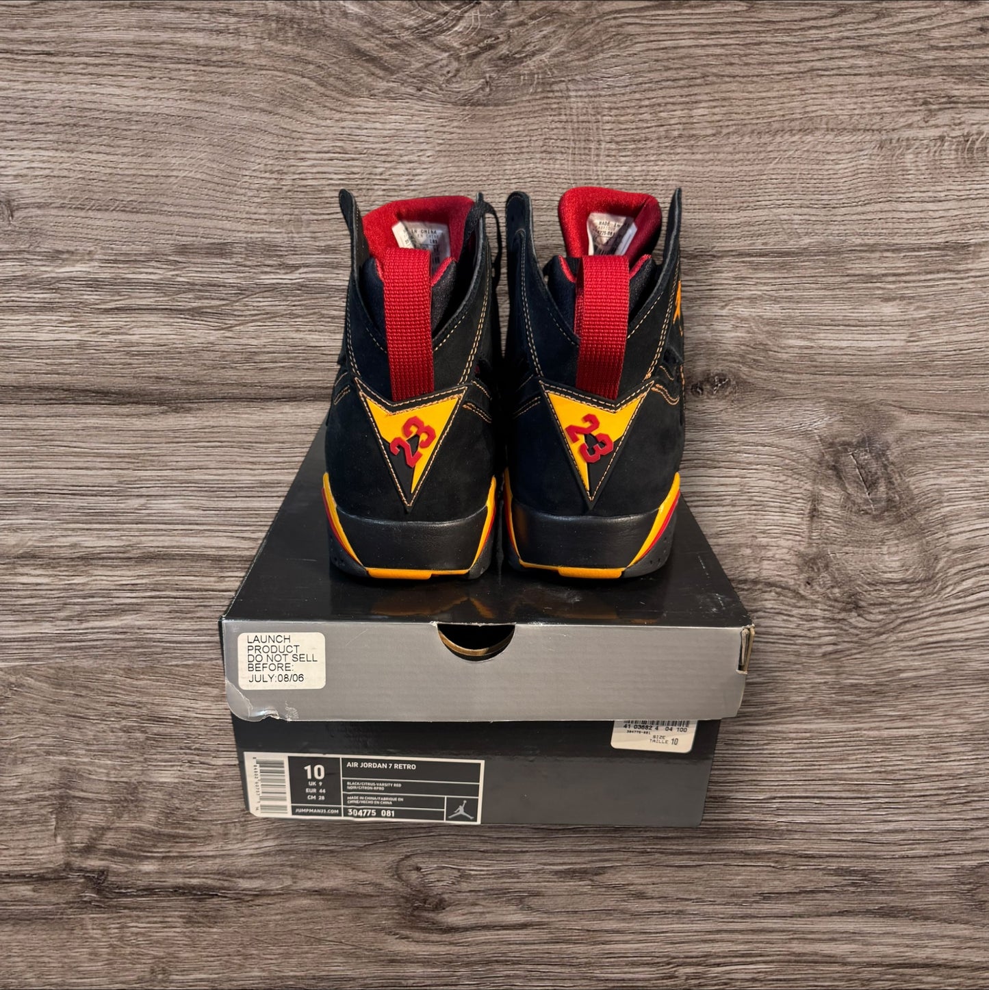 Jordan 7 Citrus 2006 Size 10 (304775 081)