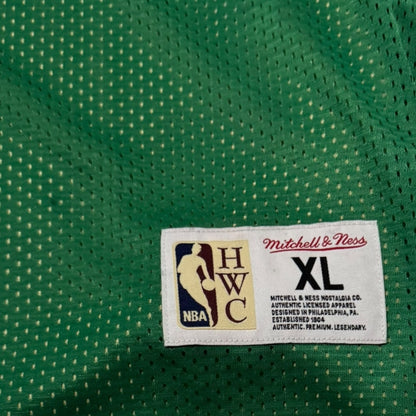 Mitchell & Ness Green Boston Celtics Larry Bird Reversible Practice Jersey Size XL