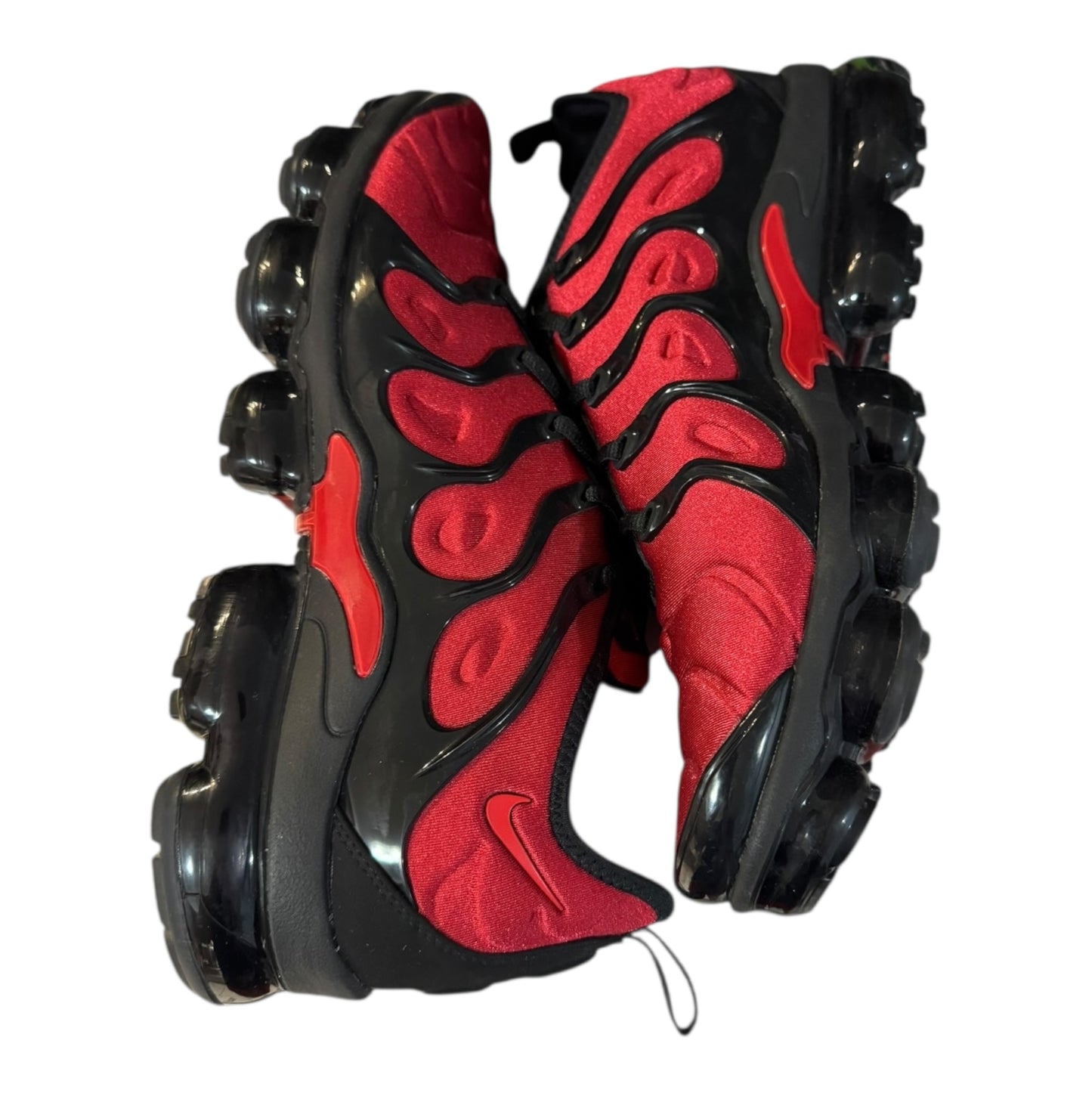 Nike Vapormax Plus University Red Black Size 10.5 (CU4863 600)