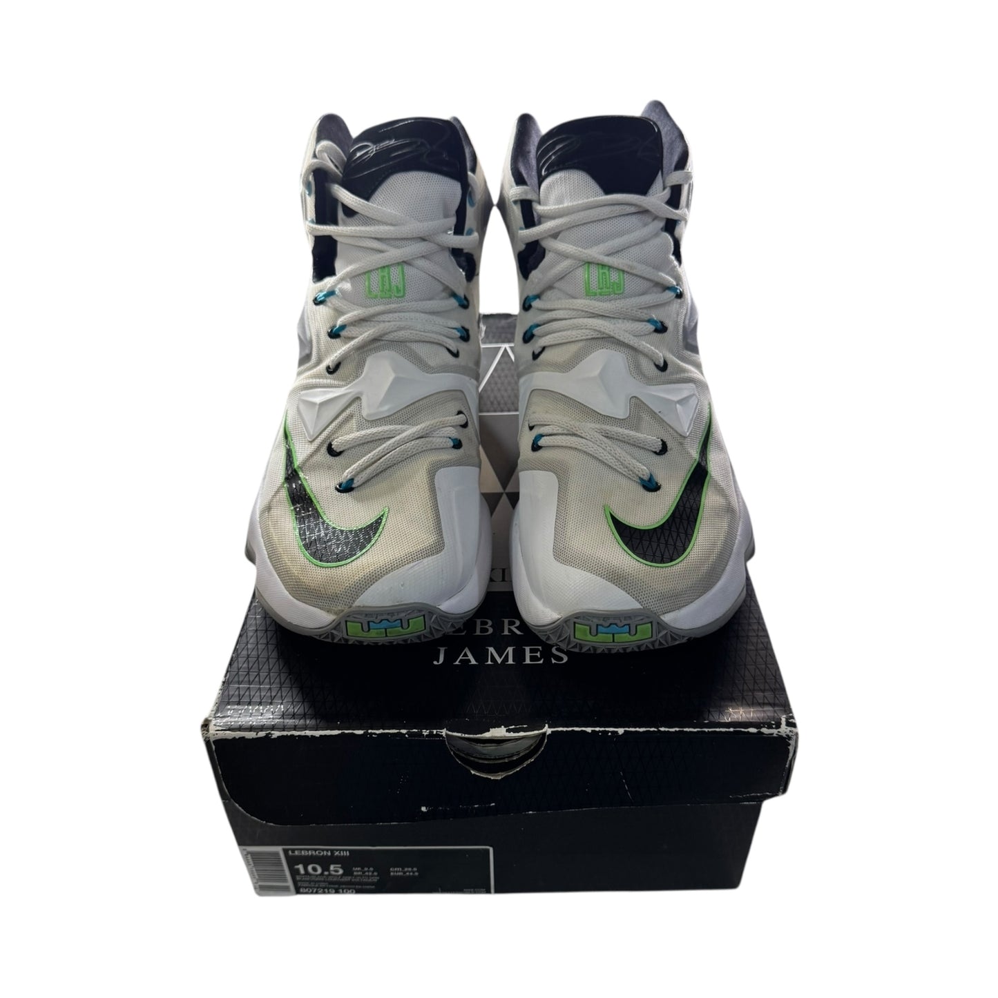 Nike LeBron 13 Commander Force Size 10.5 (807219 100)