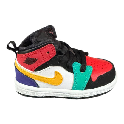 DS Infant Jordan 1 Mid Multi-Color Size 4C (640735 125)