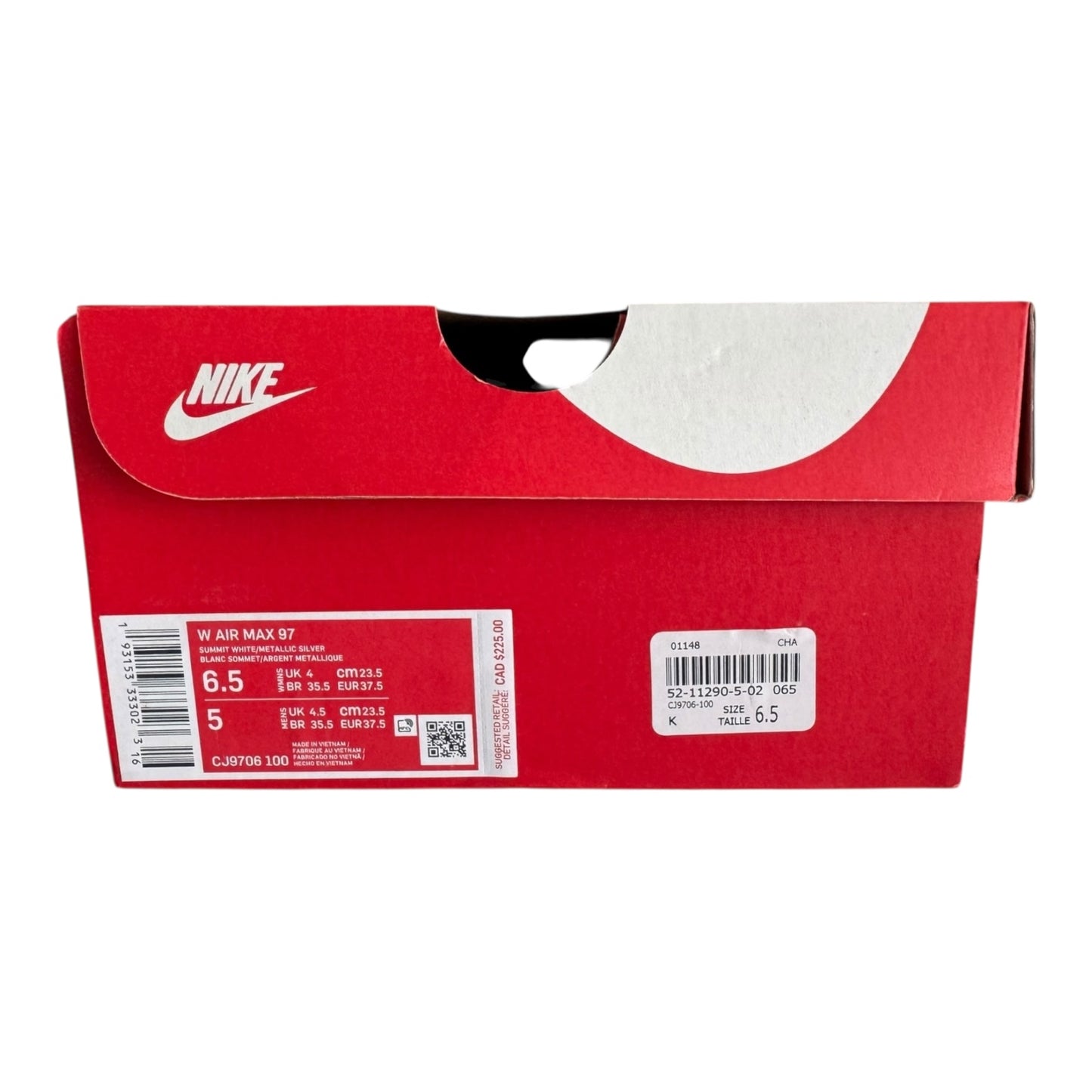 Woman Air Max 97 Iridescent Size 6.5 (CJ9706 100)