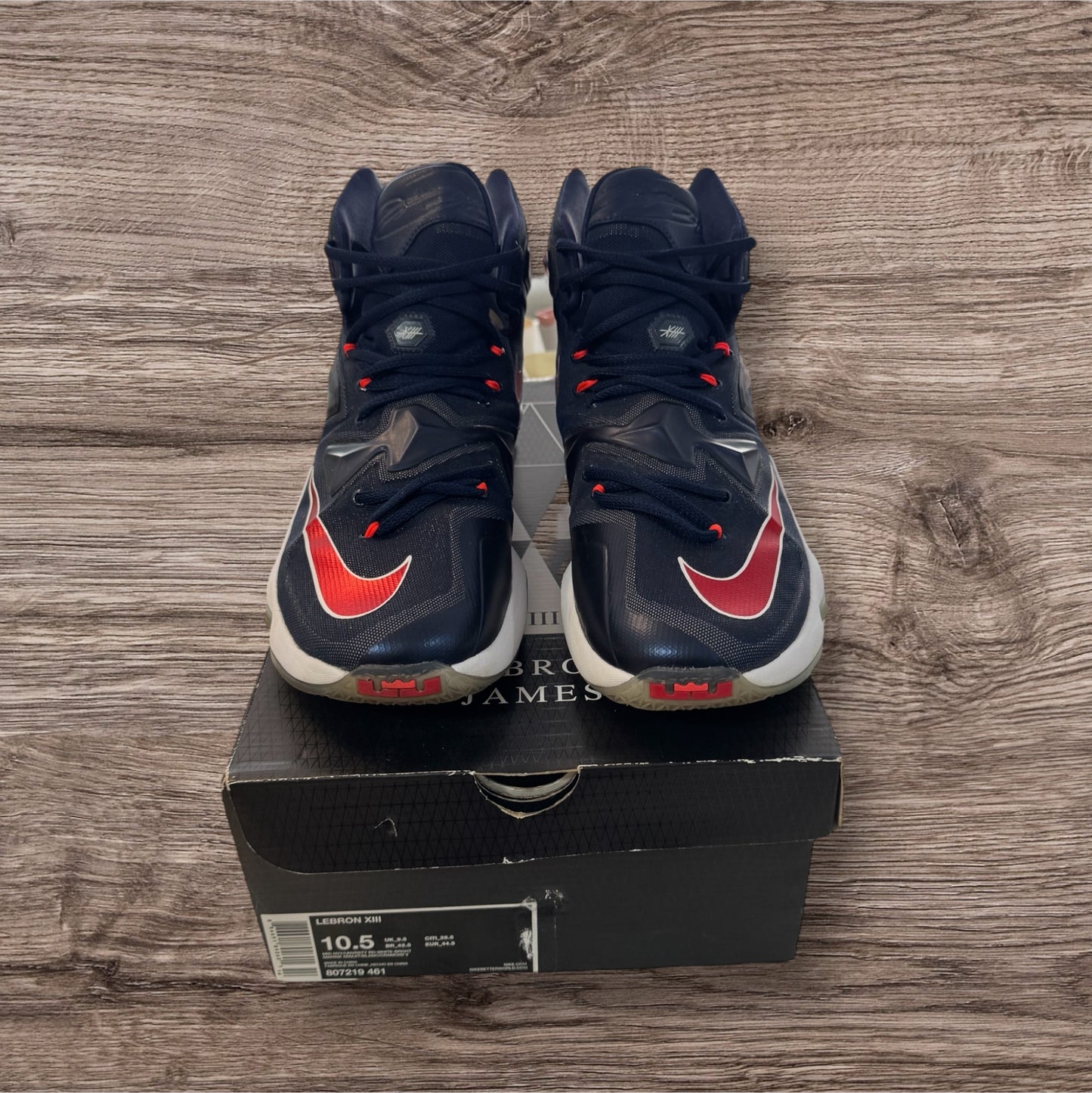 Nike LeBron 13 Midnight Navy Size 10.5 (807219-461)