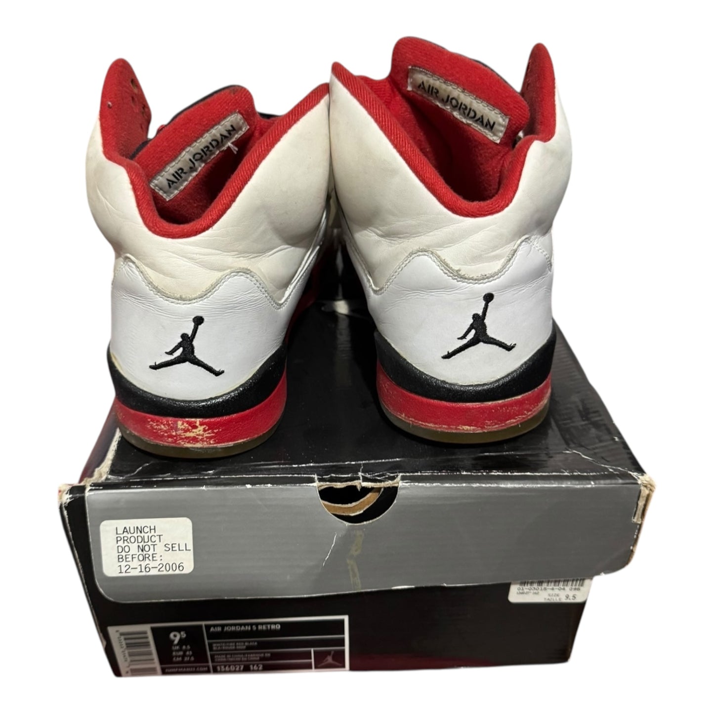 Jordan 5 Fire Red (2006) Size 9.5 (136027 162)