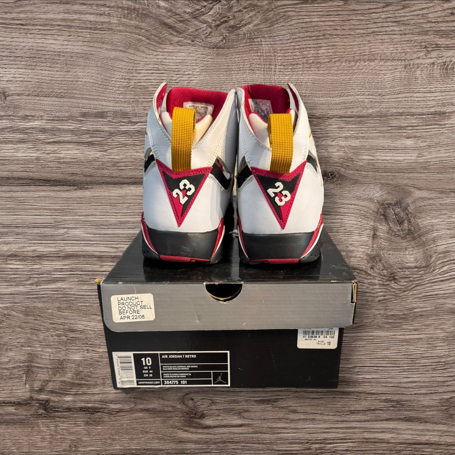 Jordan 7 Cardinal 2006 Size 10 (304775 101)