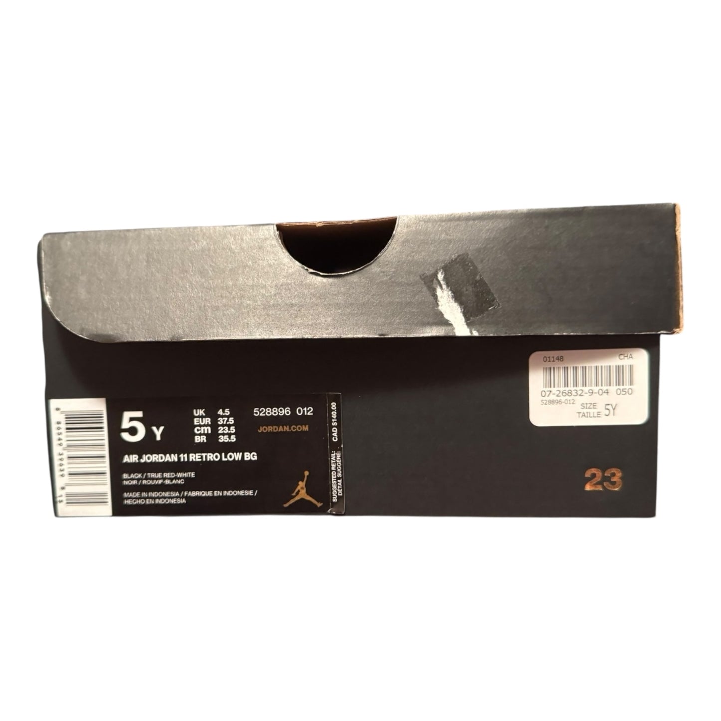 GS Jordan 11 Low Bred 2015 Size 5Y (52896 012)