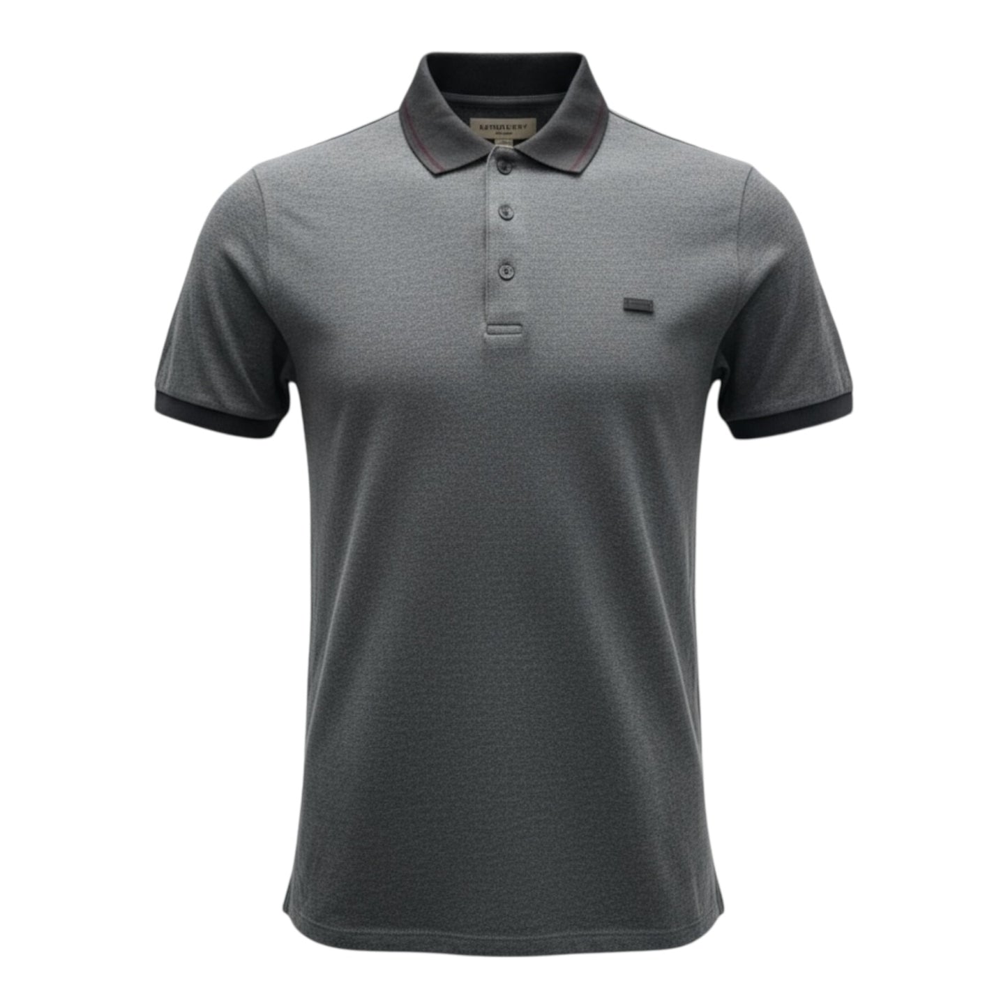 Burberry Grey Polo Shirt Sz XL