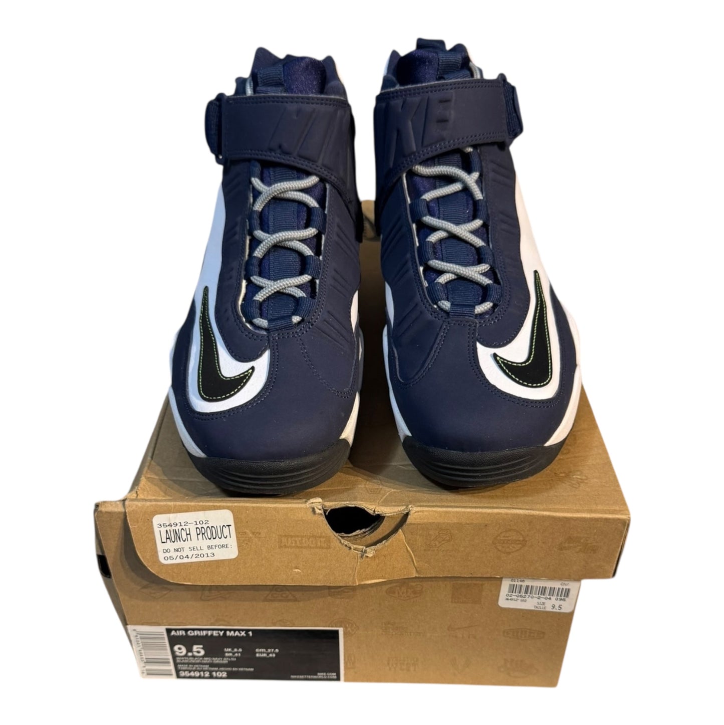 Nike Griffey Max 1 Navy Size 9.5 (354912 102)