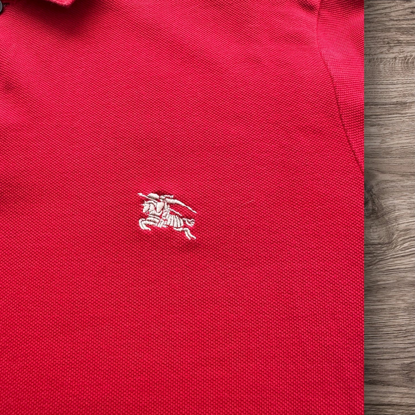 Burberry Red Polo Shirt