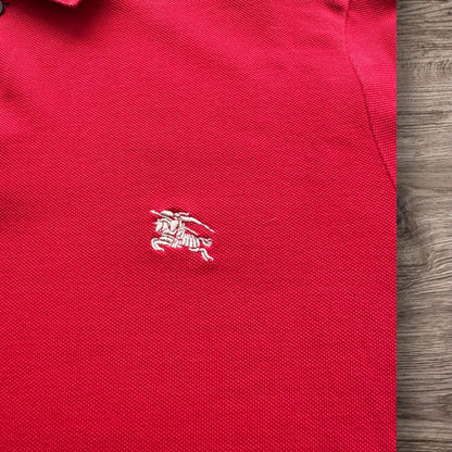 Burberry Red Polo Shirt