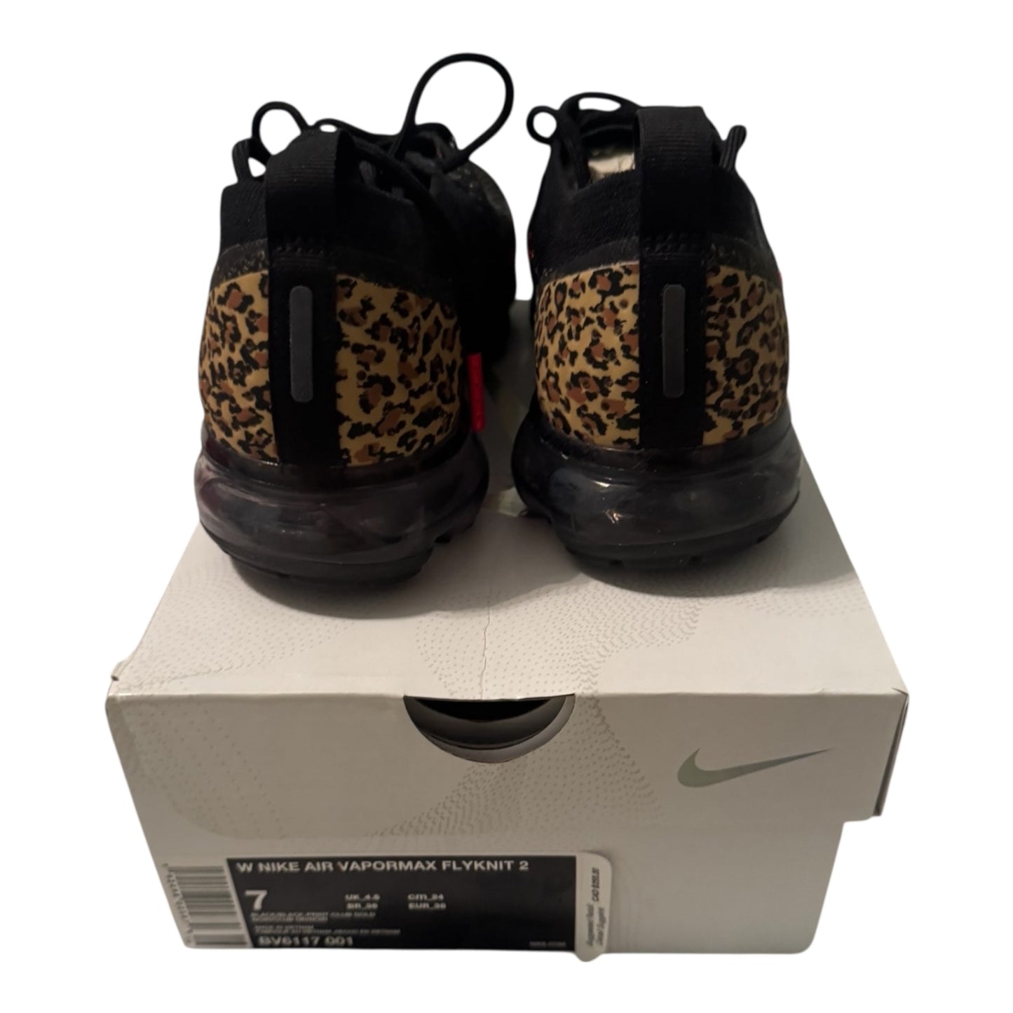Woman Nike Vapormax 2 Cheetah Size 7 (BV6117 001)