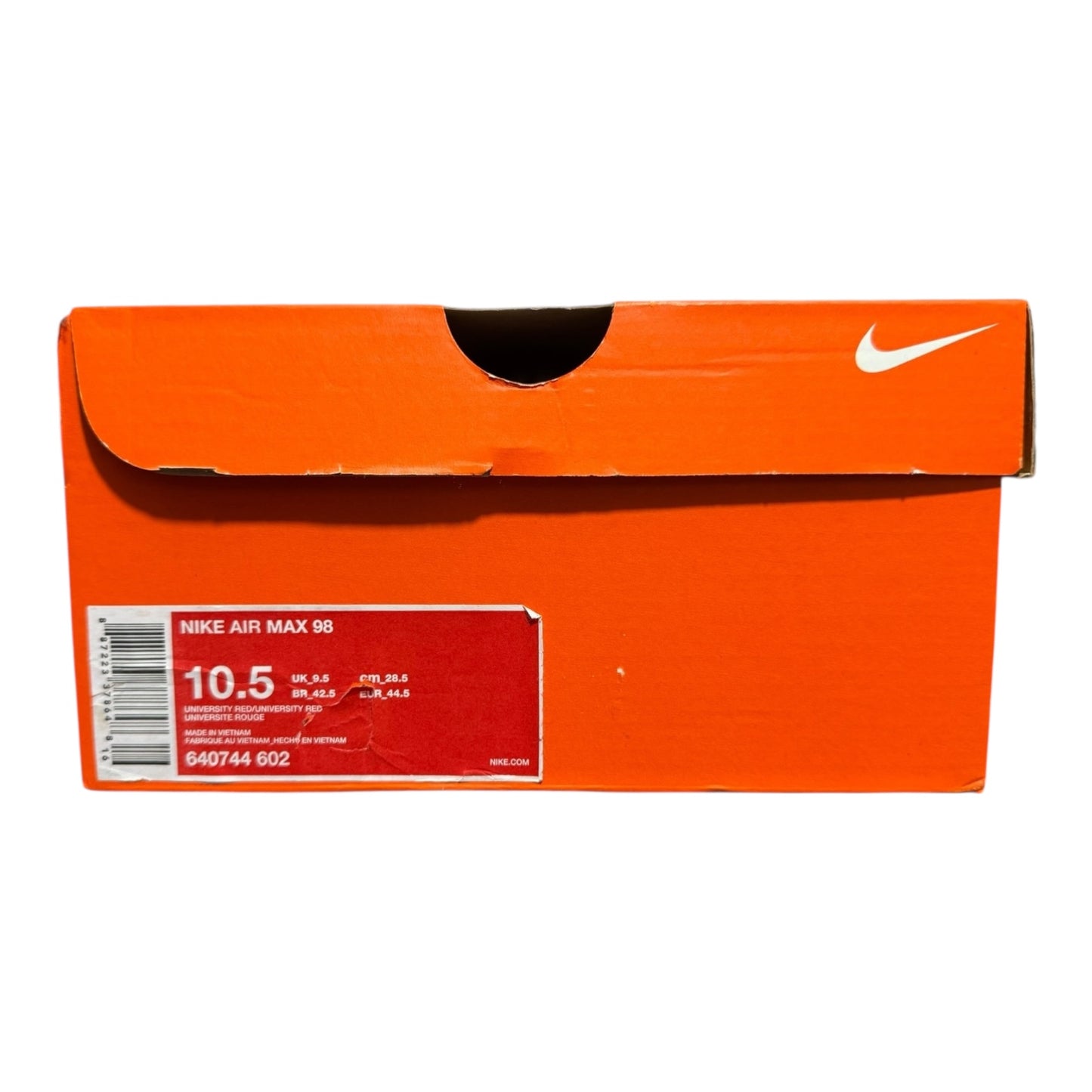 Air Max 98 University Red Size 10.5 (640744 602)