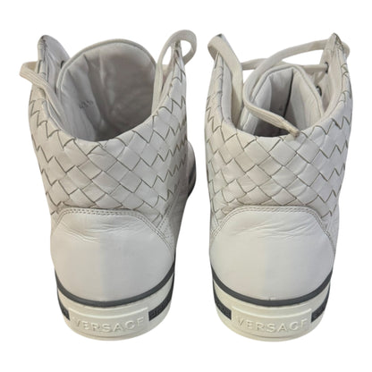 Versace High Cut White Size 43.5 (No Box)