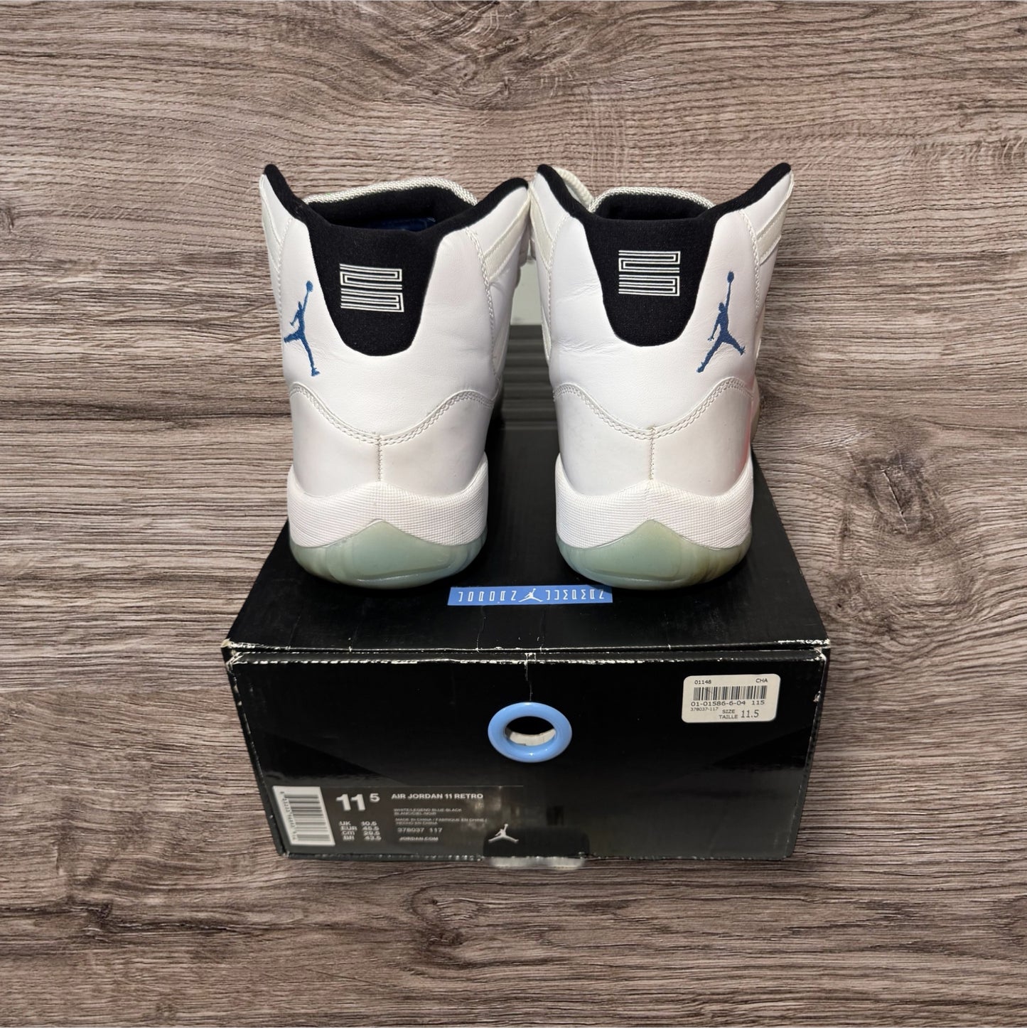 Jordan 11 Legend Blue (2014) Size 11.5 (378037 117)