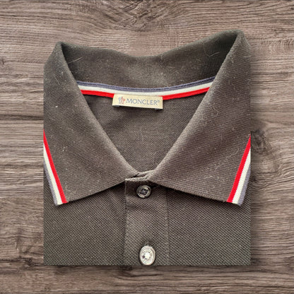 Moncler Black Polo Shirt