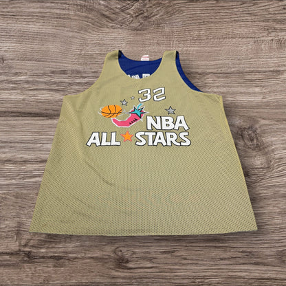 Mitchell & Ness Blue Orlando Magic Shaq Practice Jersey Reversible Size XL