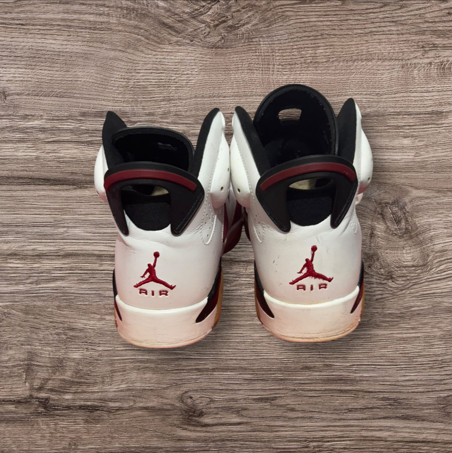 Jordan 6 Carmine (2009) Size 10 (No Box, Side Yellow 322719-161)