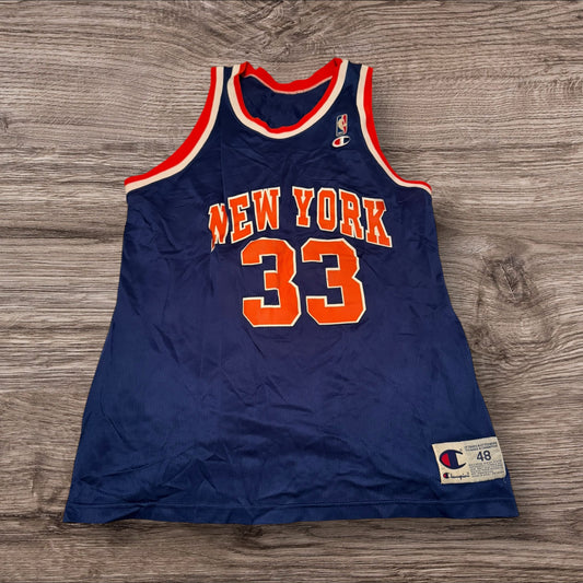 Champion Patrick Ewing Knicks Jersey Size Large (48)