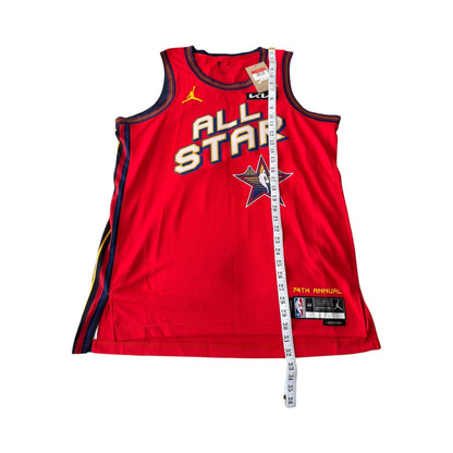 New NBA Red 74th Annual All-Star Jersey Size Large