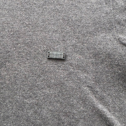 Burberry Grey Polo Shirt Sz XL