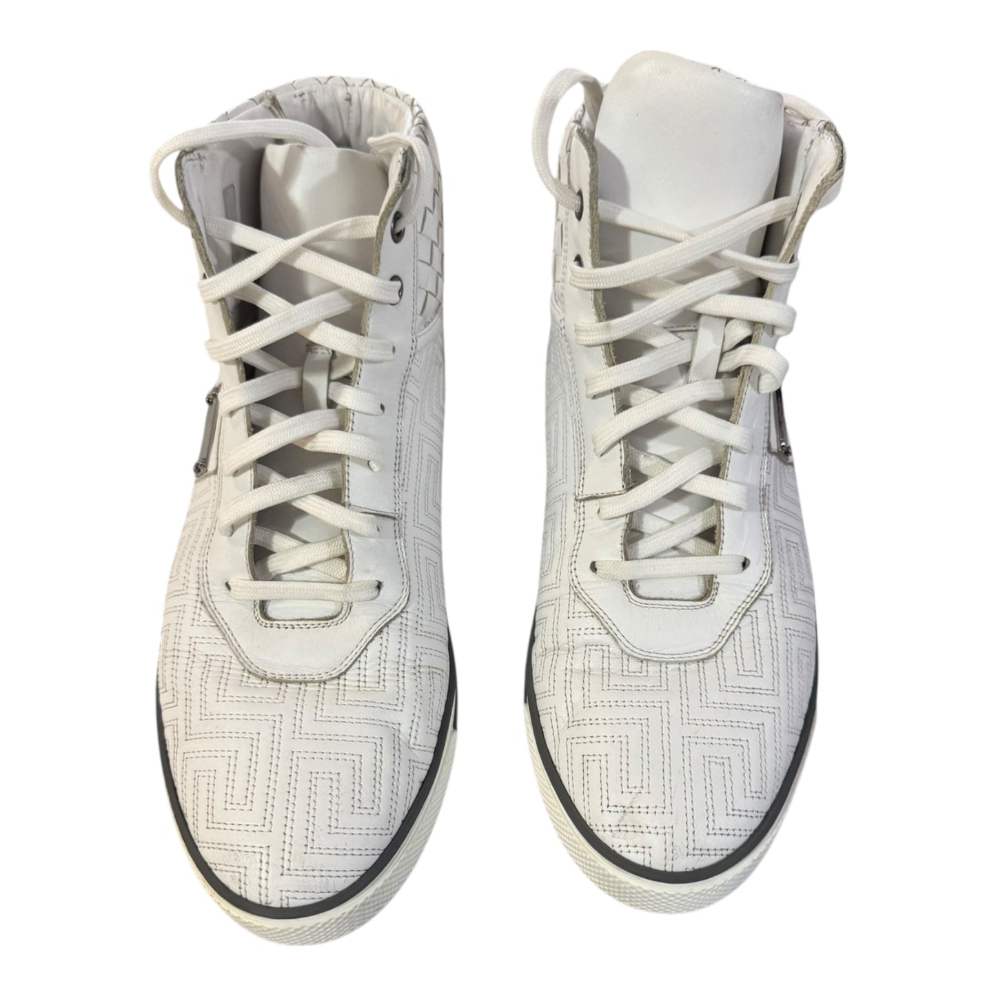 Versace High Cut White Size 43.5 (No Box)