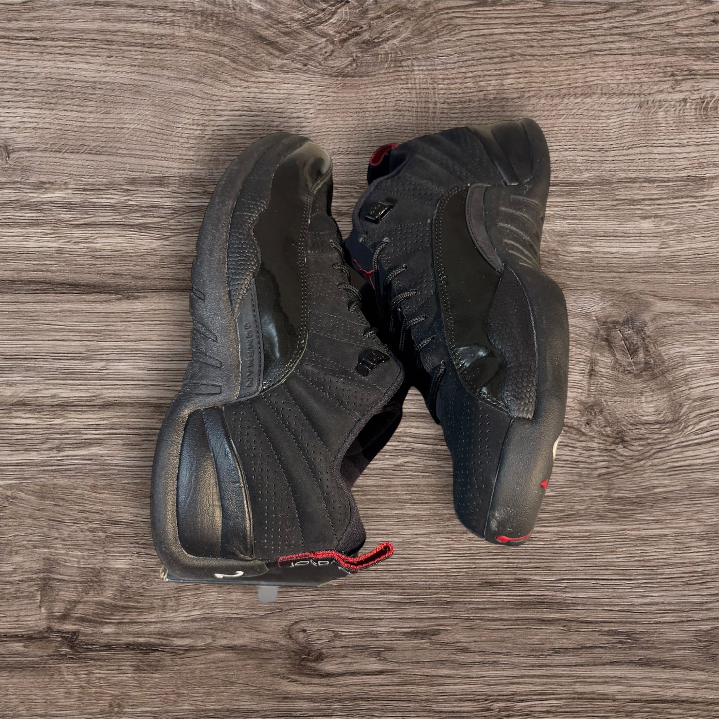 Jordan 12 Low Black Patent Size 9.5 (308317 001)