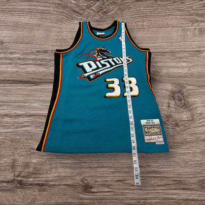 Michell & Ness Detroit Pistons Grant Hill Jersey Size Large