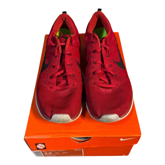 Nike Flyknit Lunar Gym Red Size 9.5 (554887 601)
