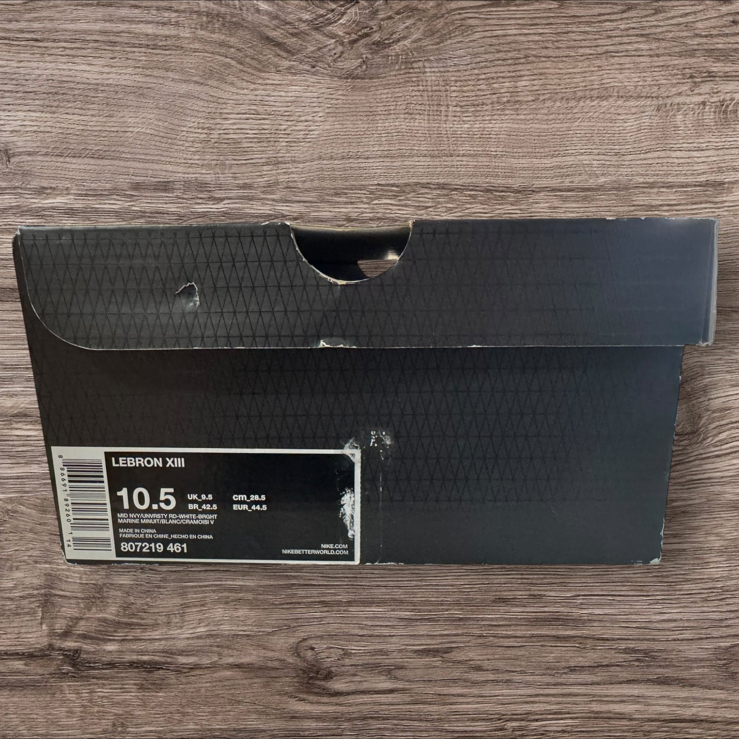 Nike LeBron 13 Midnight Navy Size 10.5 (807219-461)
