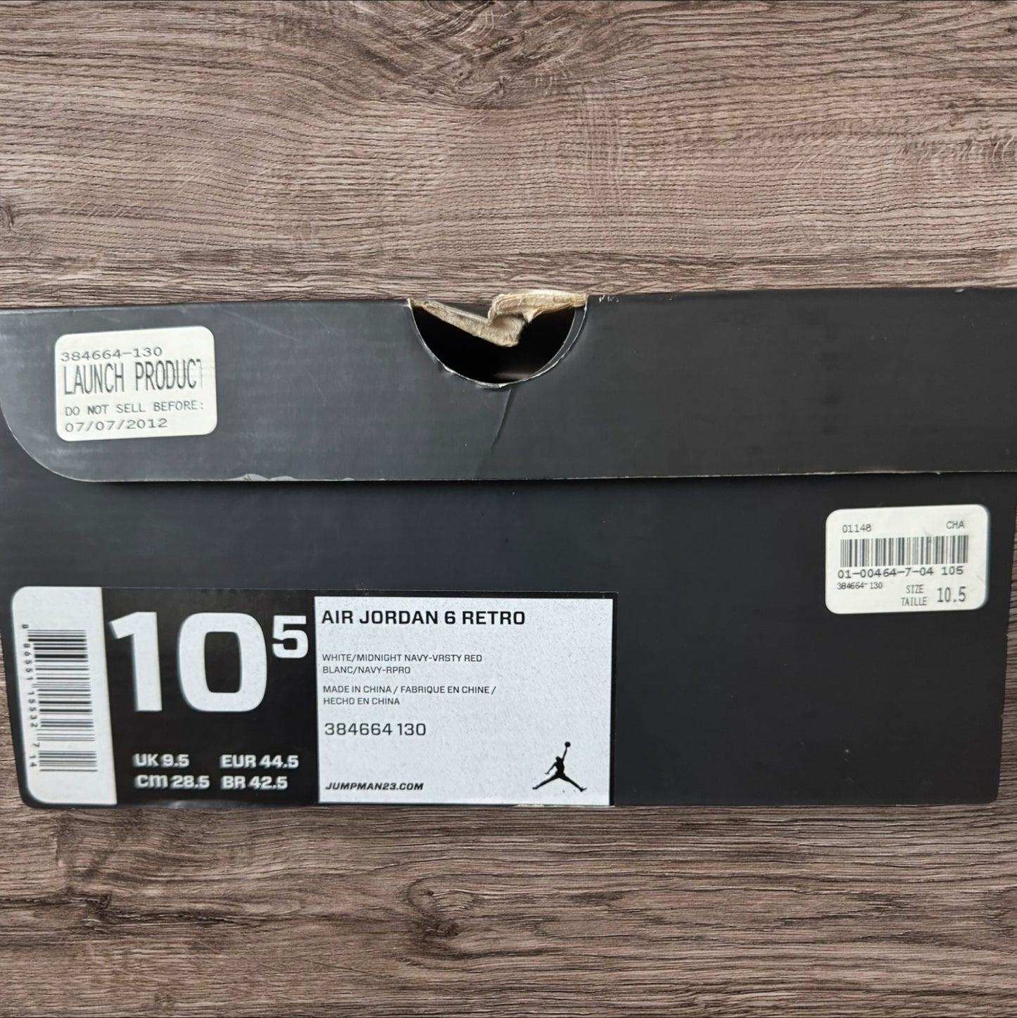 Jordan 6 Olympic (2012) Size 10.5 (384664 130)