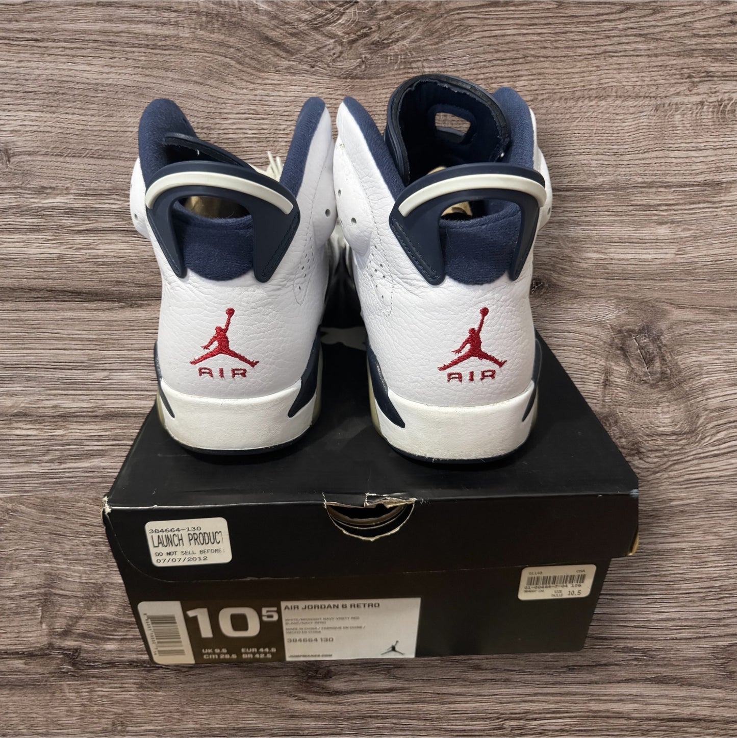 Jordan 6 Olympic (2012) Size 10.5 (384664 130)