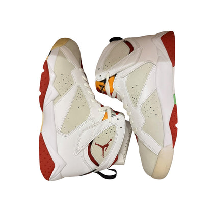 Jordan 7 Hare Size 9 No Box, Never Tried On, Toe Area Yellow (304775-125)