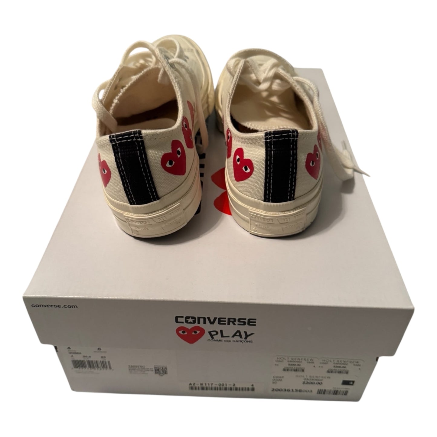 Woman’s Comme Des Garçons Converse Size 6 (162975C)