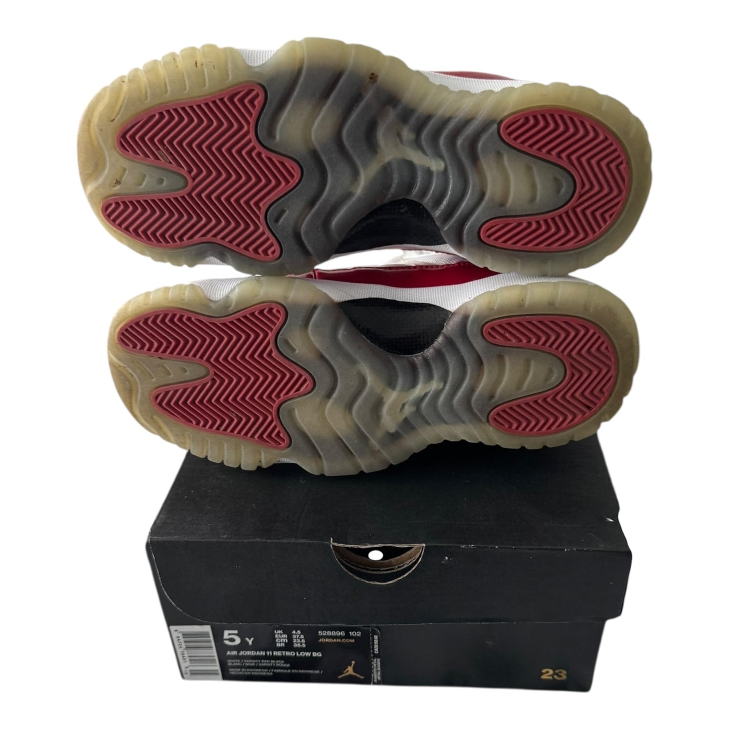 GS Jordan 11 Low Cherry Size 5Y (528896 102)