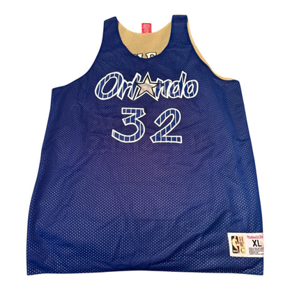 Mitchell & Ness Blue Orlando Magic Shaq Practice Jersey Reversible Size XL