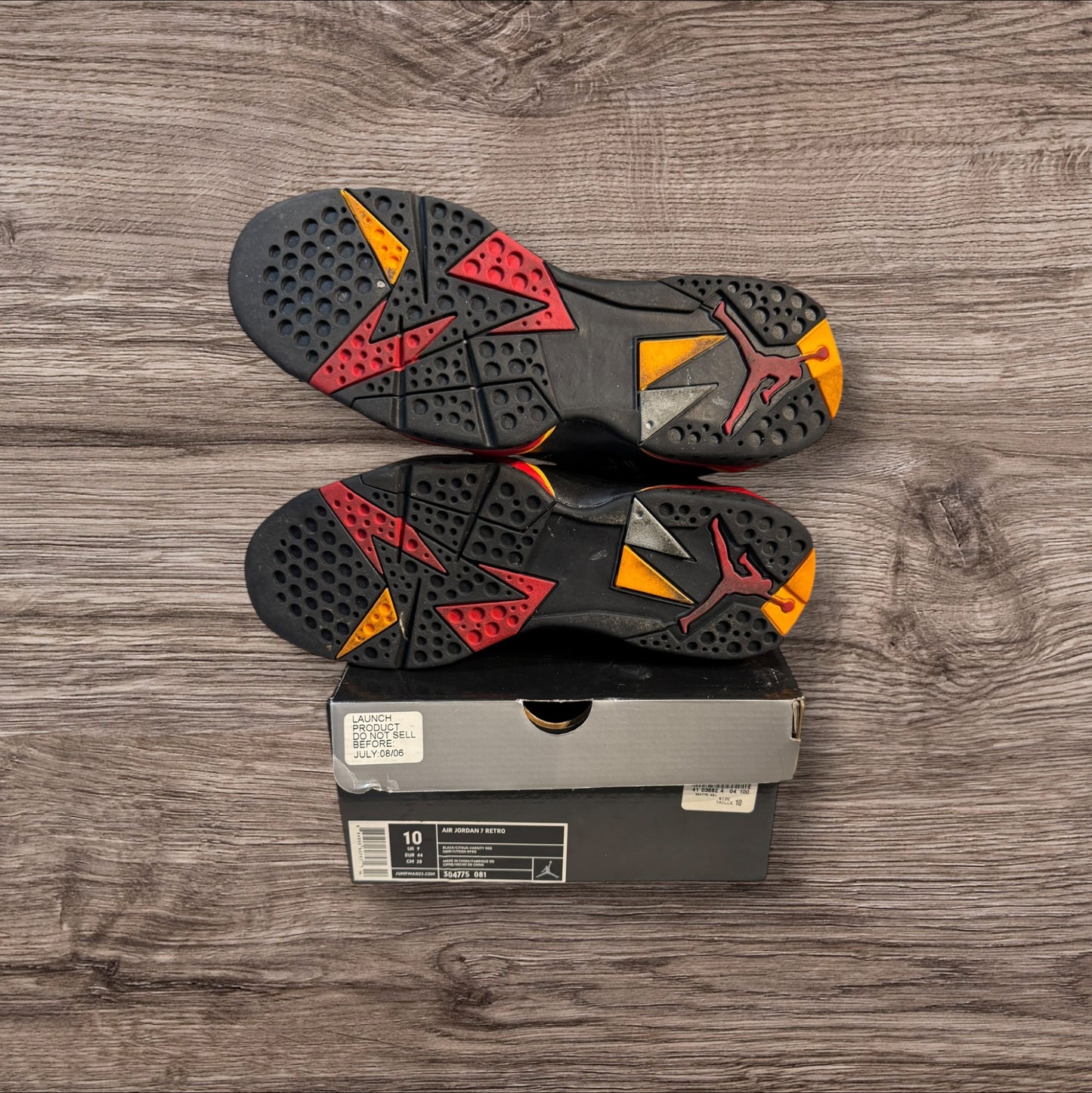 Jordan 7 Citrus 2006 Size 10 (304775 081)