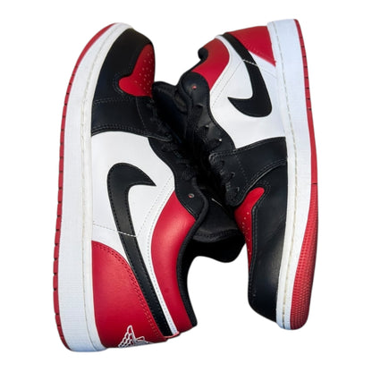 Jordan 1 Low Bred Toe Size 10.5 (553558 612)