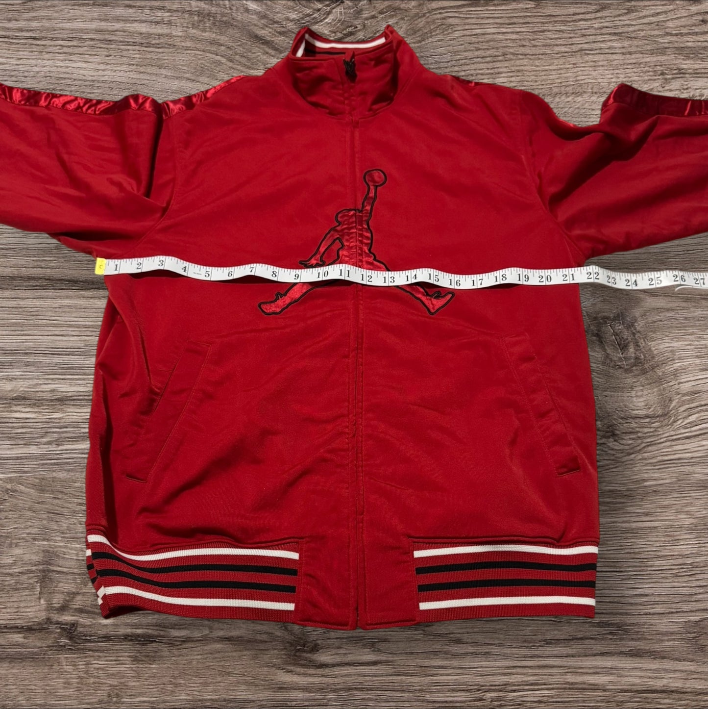 Jordan Red Track Jacket Size Large