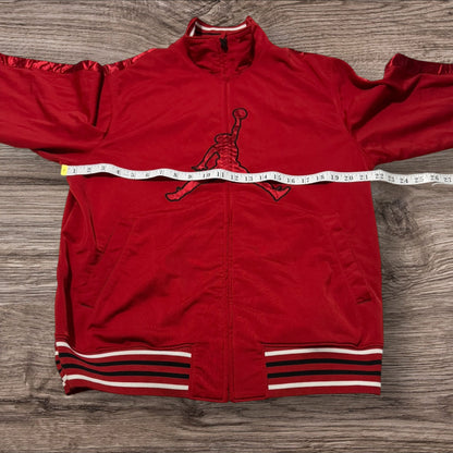 Jordan Red Track Jacket Size Large