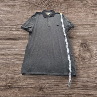 Burberry Grey Polo Shirt Sz XL