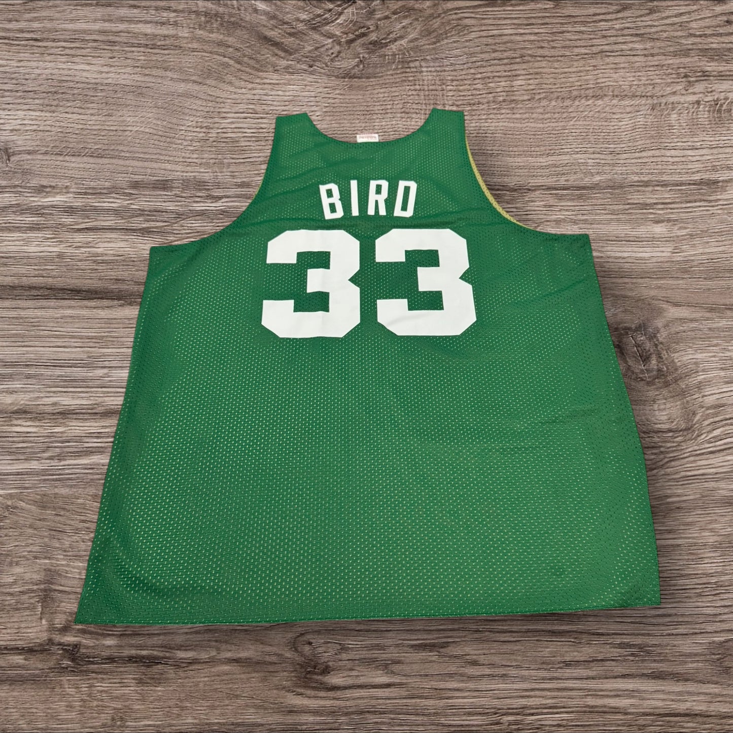 Mitchell & Ness Green Boston Celtics Larry Bird Reversible Practice Jersey Size XL