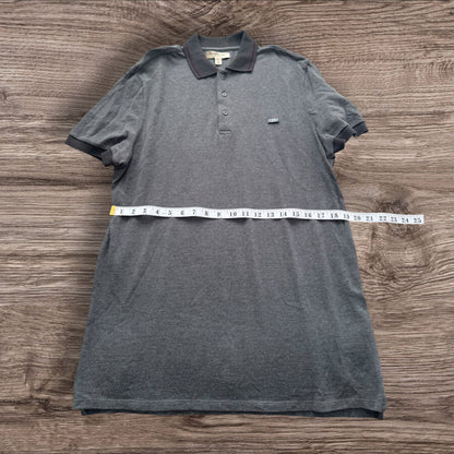Burberry Grey Polo Shirt Sz XL