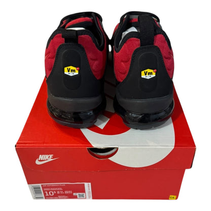 Nike Vapormax Plus University Red Black Size 10.5 (CU4863 600)