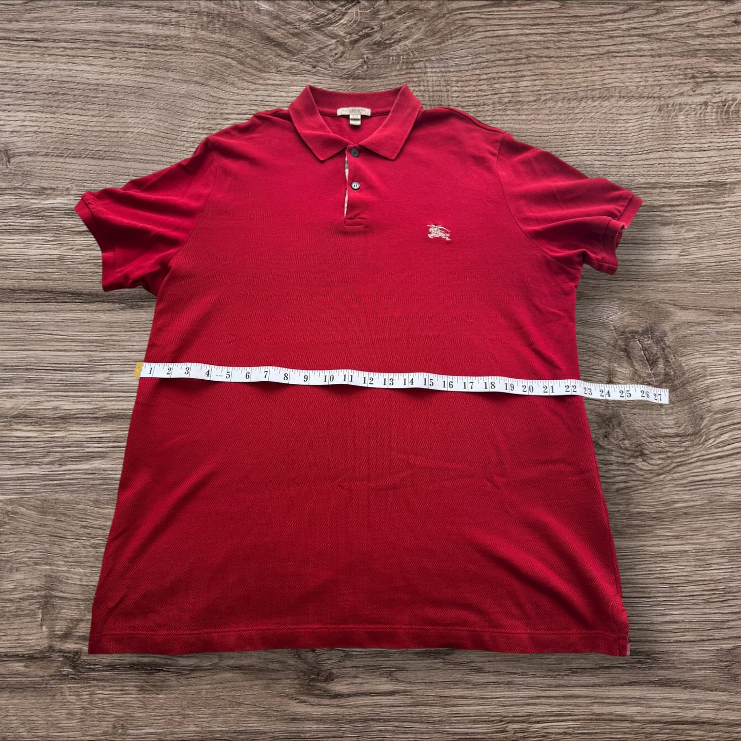 Burberry Red Polo Shirt