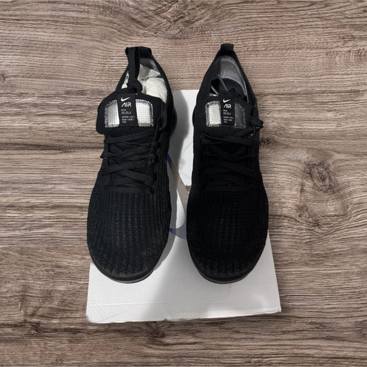 Nike Vapormax Flyknit Triple Black Size 10.5 (AJ6900 004)