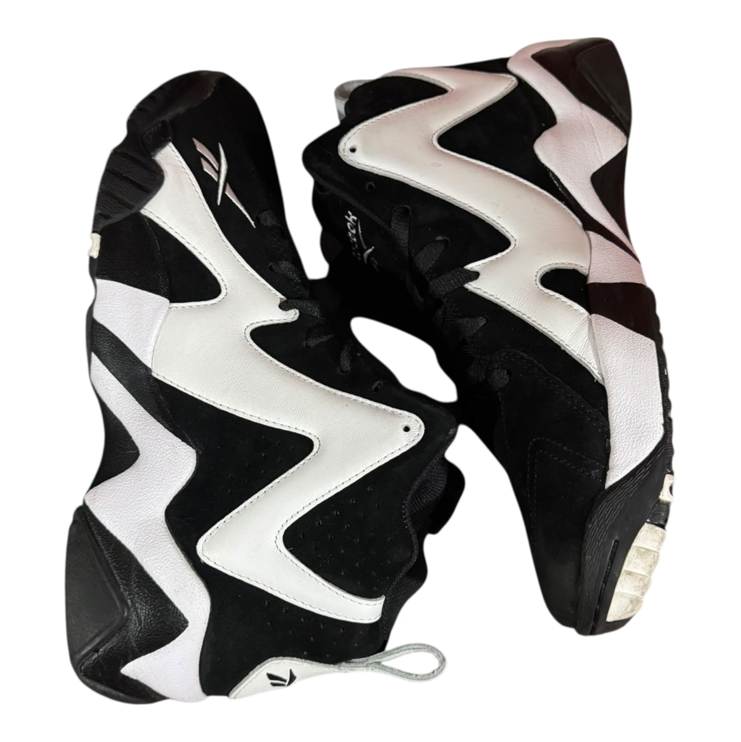 Reebok Kamikaze Black White II Size 10
